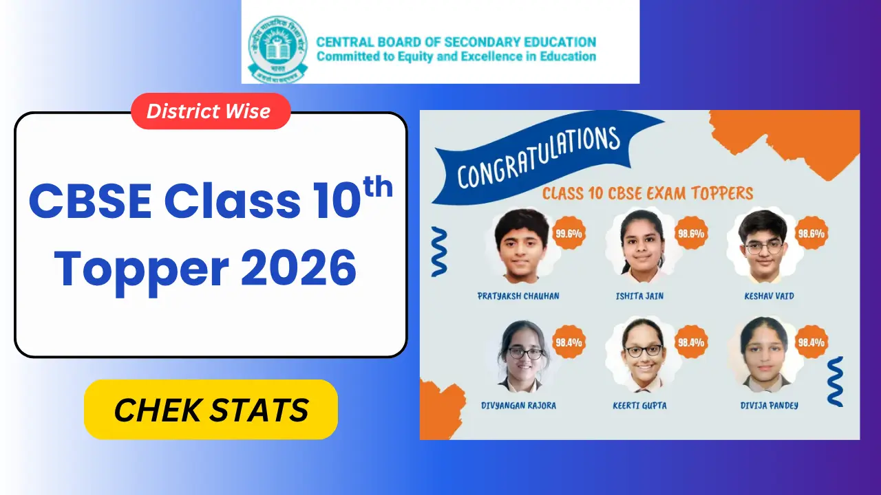 CBSE Class 10 Topper 2026
