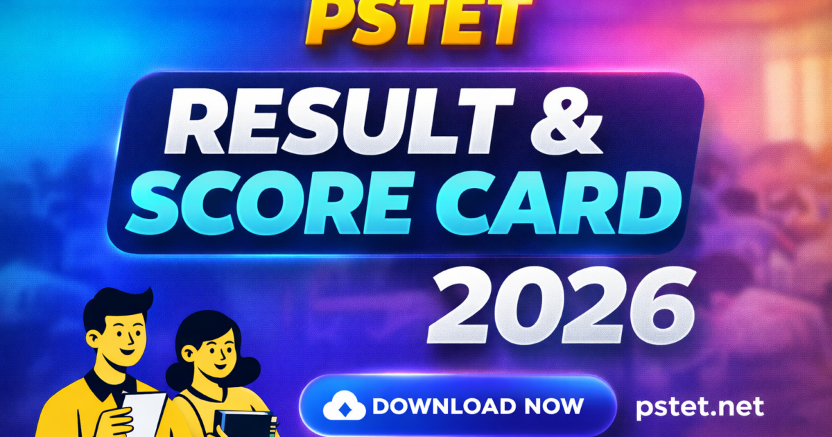 PSTET Result 2026 Live